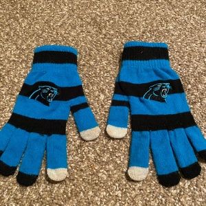 Carolina Panthers mittens